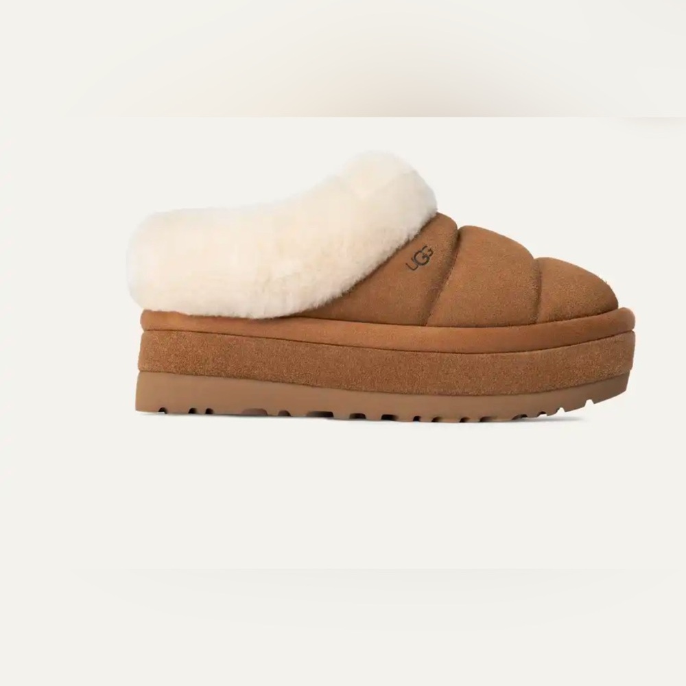 UGG Tazzlita Slipper Moccasin size 8 in chestnut